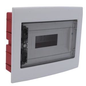 305x237x80mm Sıva Altı W Otomat Kutusu 12 li Şeffaf Kapaklı  H.Free