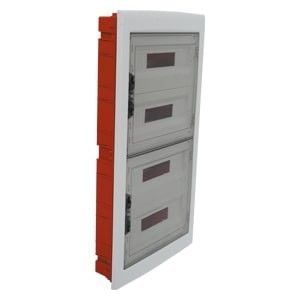 440x855x95 mm H.Free 72 li Şeffaf Kapaklı Sıva Altı W Otomat Kutusu