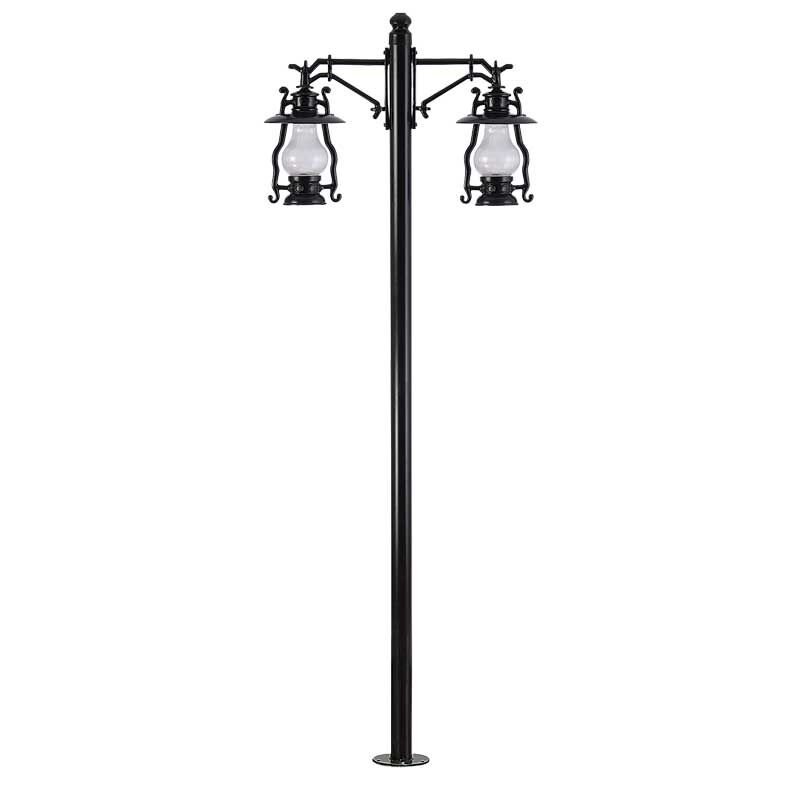 Alüminyum Gaz Lambalı Bahçe Aydınlatma Direği 90x300cm