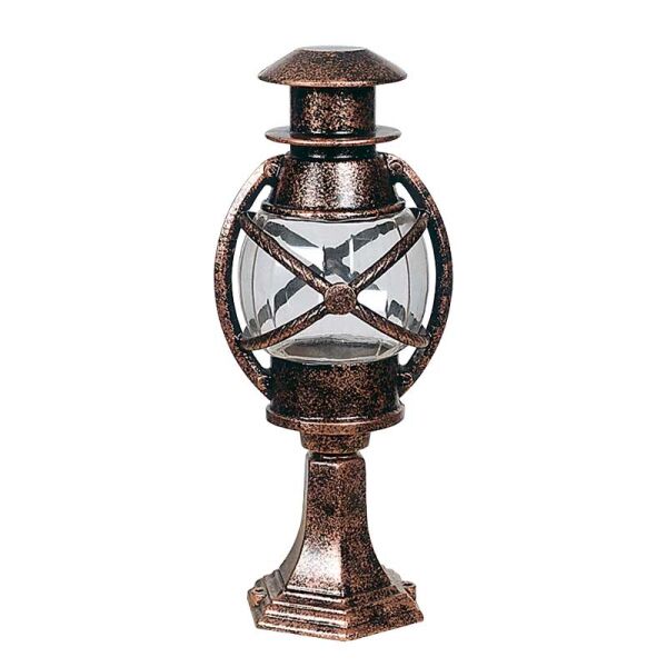Polikarbon Camlı Döküm Gemici Park Bahçe Feneri 22x53cm