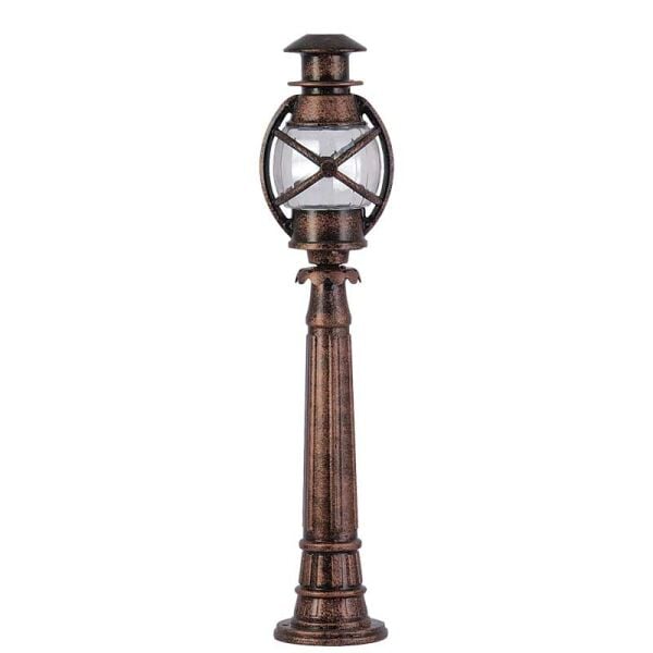 Polikarbon Camlı Döküm Gemici Park Bahçe Feneri 20x95cm