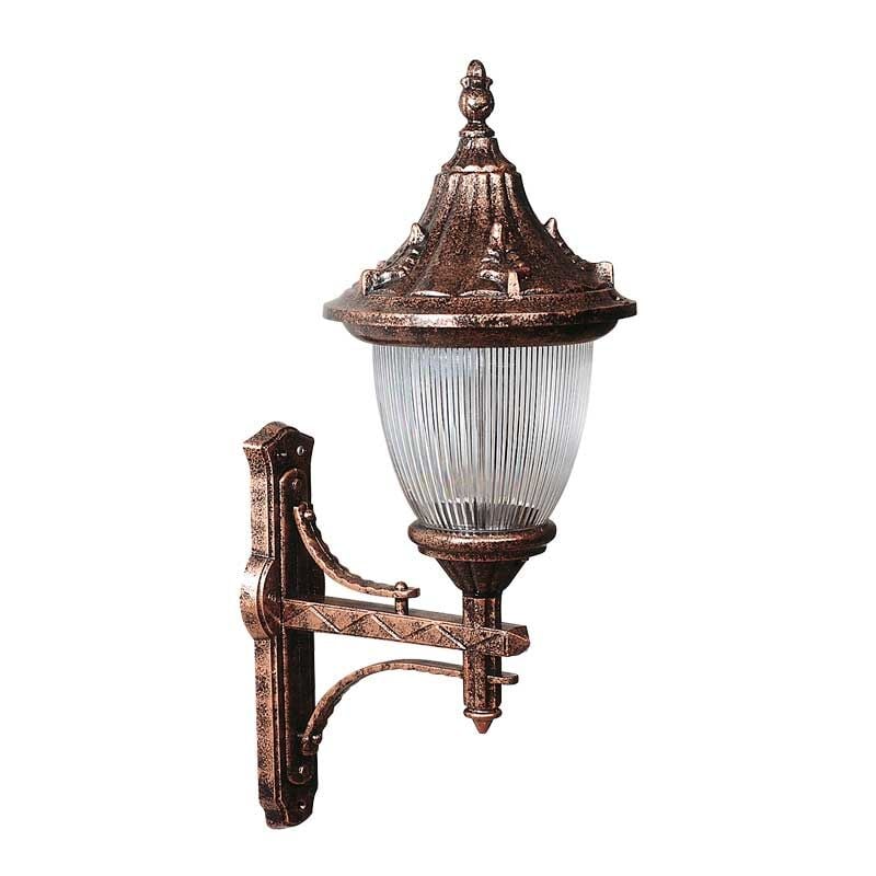 Polikarbon Prizmatik Camlı Döküm Park Bahçe Feneri 35x70cm