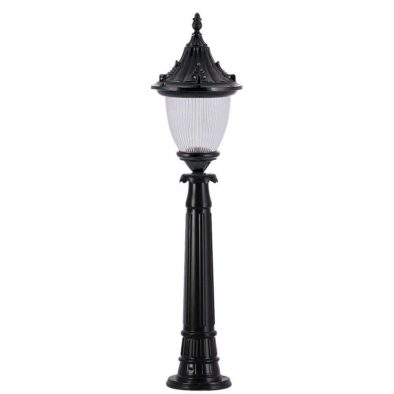 Polikarbon Prizmatik Camlı Döküm Park Bahçe Feneri 26x105cm