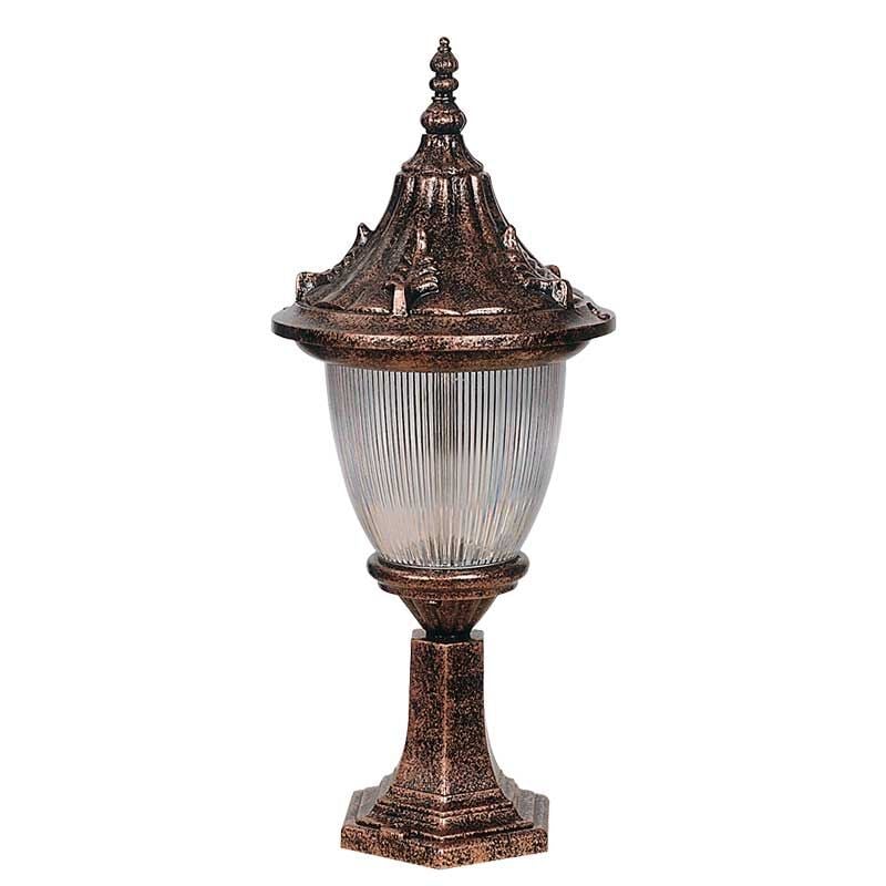 Polikarbon Prizmatik Camlı Döküm Park Bahçe Feneri 26x60cm