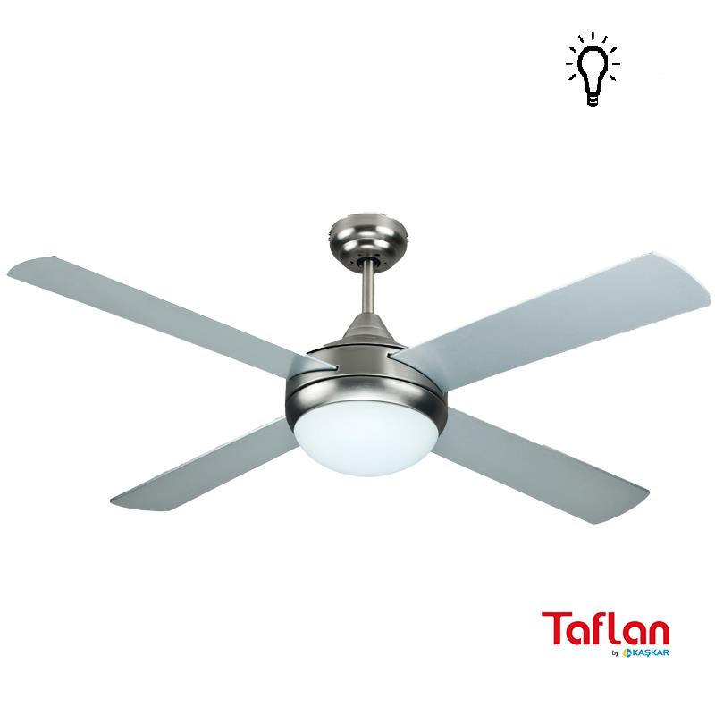 Kaşkar-Taflan D48043 Aydınlatmalı Duvardan Kumandalı Tavan Vantilatörü