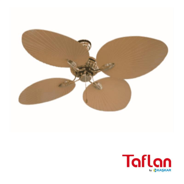 Kaşkar-Taflan T52040 Sarı Tavan Vantilatörü