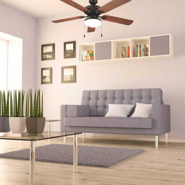 Kaşkar-Taflan D52052 Aydınlatmalı Dış Mekan Tavan Vantilatörü