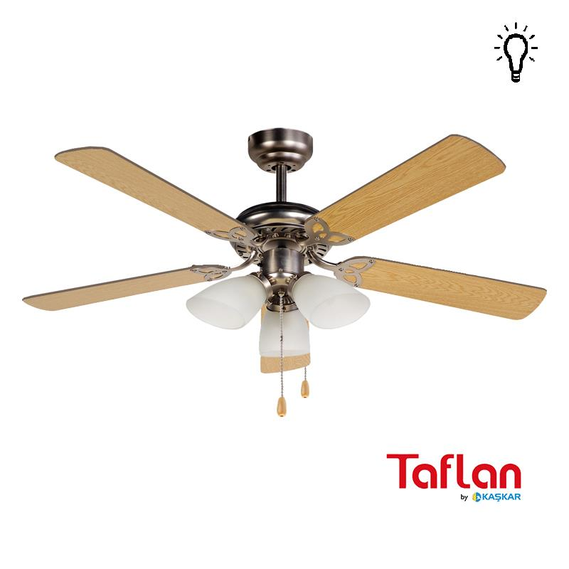 Kaşkar-Taflan L42012 Aydınlatmalı Tavan Vantilatörü