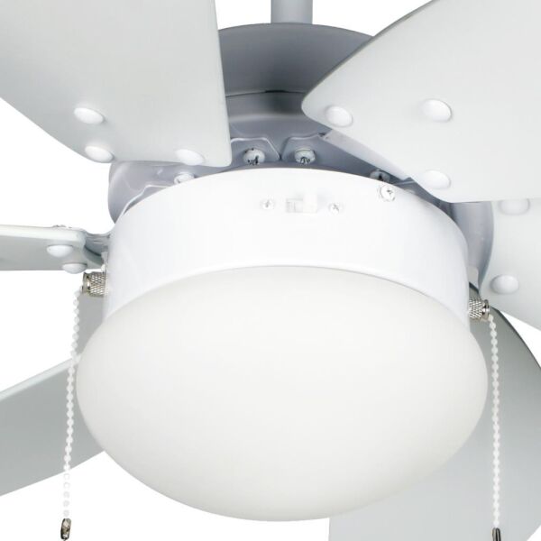 Kaşkar-Taflan L36009 Aydınlatmalı Beyaz Tavan Vantilatörü