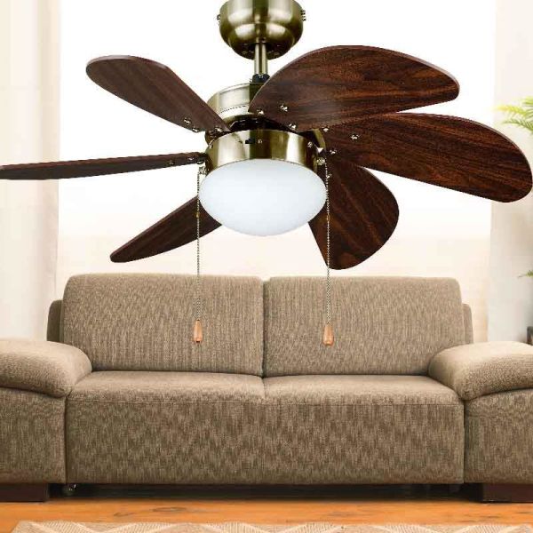 Kaşkar-Taflan L36009 Saten Nikel Aydınlatmalı Tavan Vantilatörü