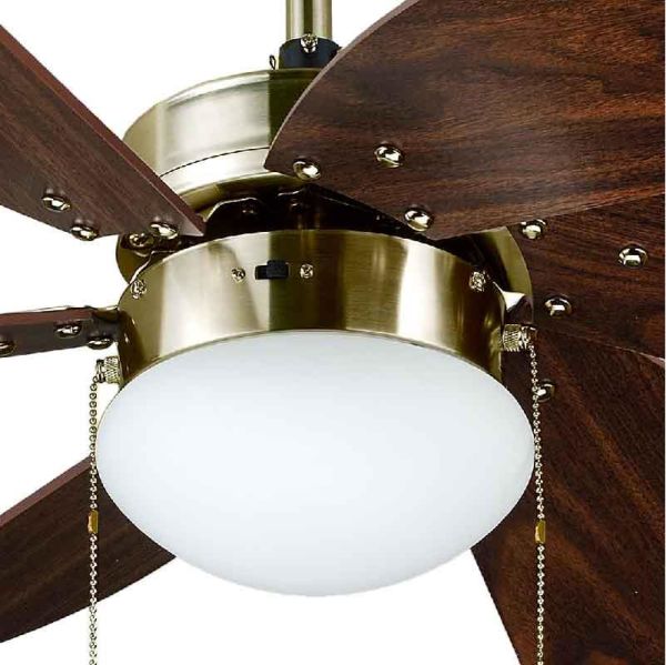 Kaşkar-Taflan L36009 Saten Nikel Aydınlatmalı Tavan Vantilatörü