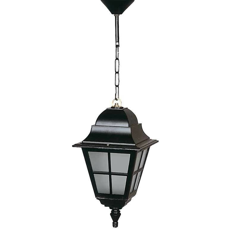 ElektrikPiyasa Kare Çıtalı Döküm Park Bahçe Sarkıt Aydınlatma Feneri