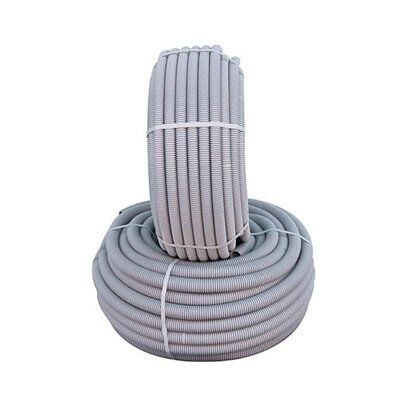 Mutlusan 50 Q Gri Plastik Spiral Boru, 25 metre