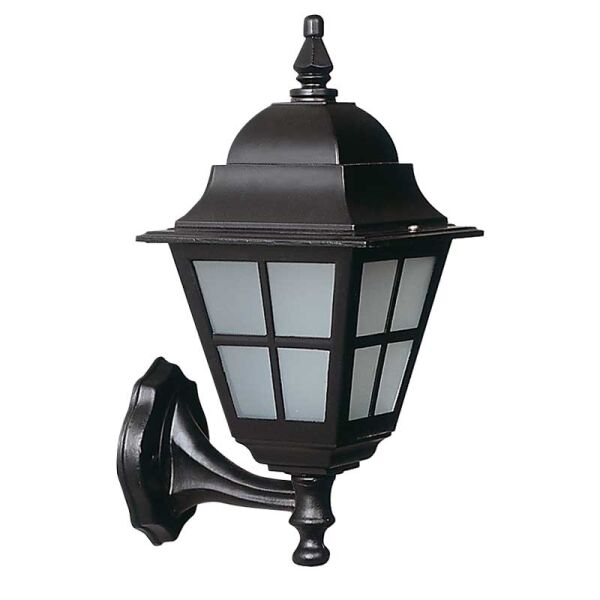 Kare Çıtalı Döküm Park Bahçe Feneri 25x40cm