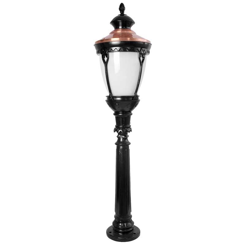 Orta Boy Saraylı Fenerli Park Bahçe Aydınlatma Direği 30x110cm