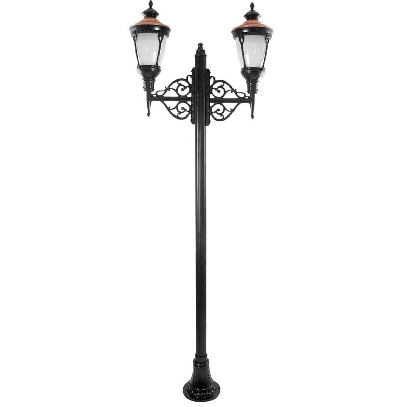 Orta Boy Saraylı Fenerli Park Bahçe Aydınlatma Direği 120x300cm