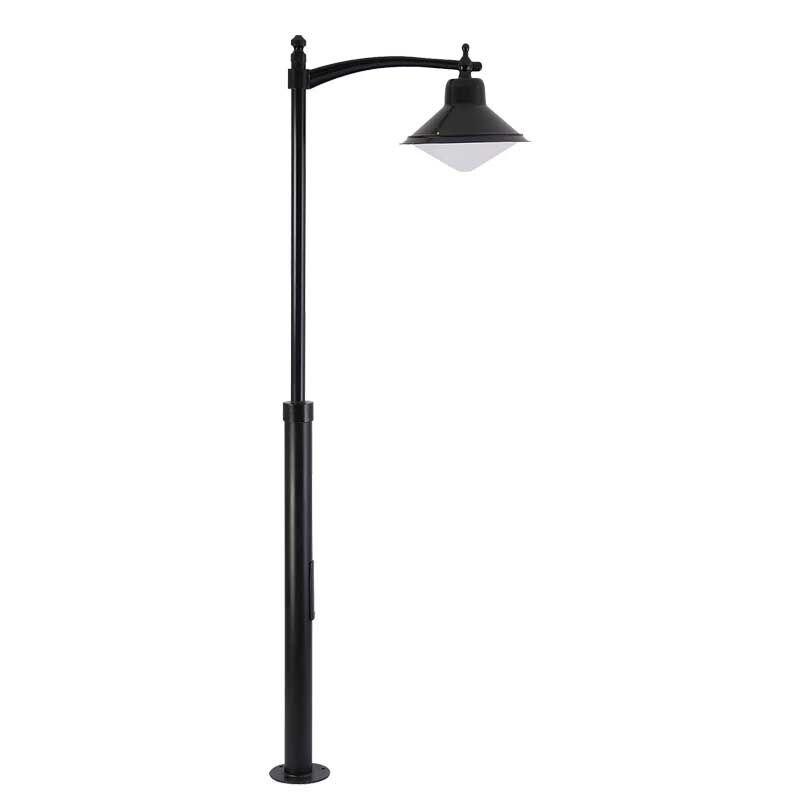 Metal Borulu Döküm Kollu Sıvama Şapkalı Aydınlatma Direği 80x500cm