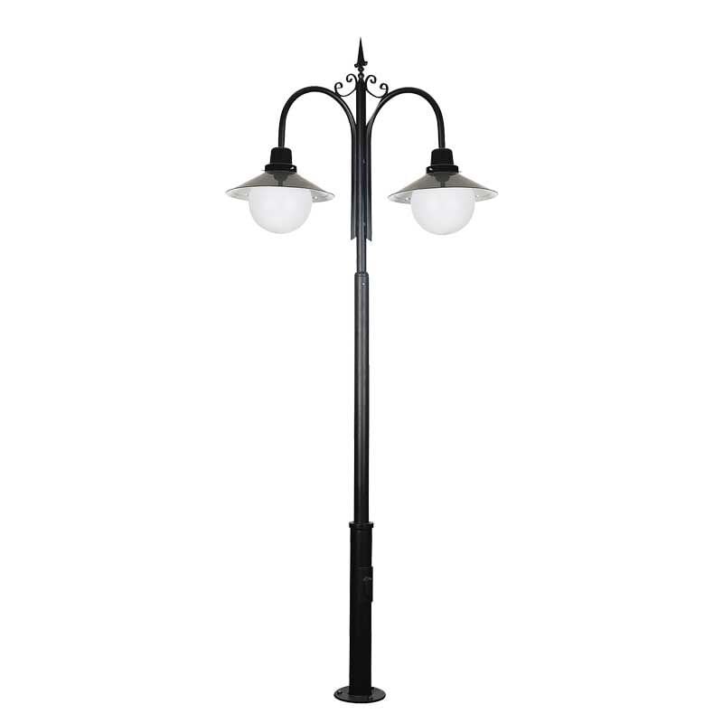 Polikarbon Camlı Dekoratif Park Bahçe Aydınlatma Direği 120x300cm