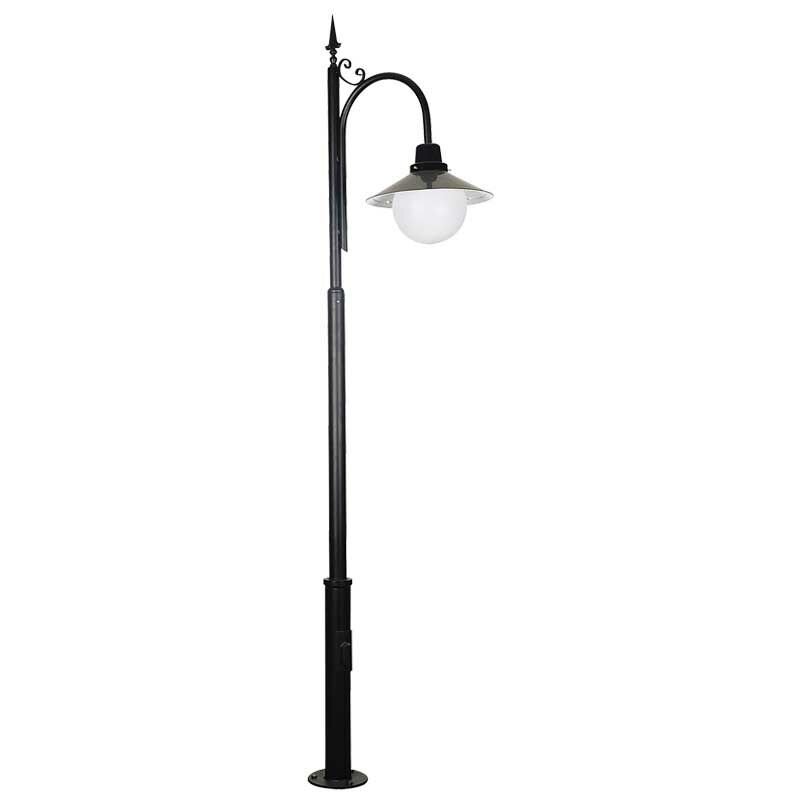 Polikarbon Camlı Dekoratif Park Bahçe Aydınlatma Direği 60x300cm