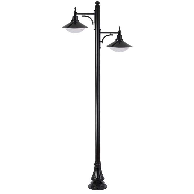 Polikarbon Camlı Dekoratif Park Bahçe Aydınlatma Direği 110x350cm