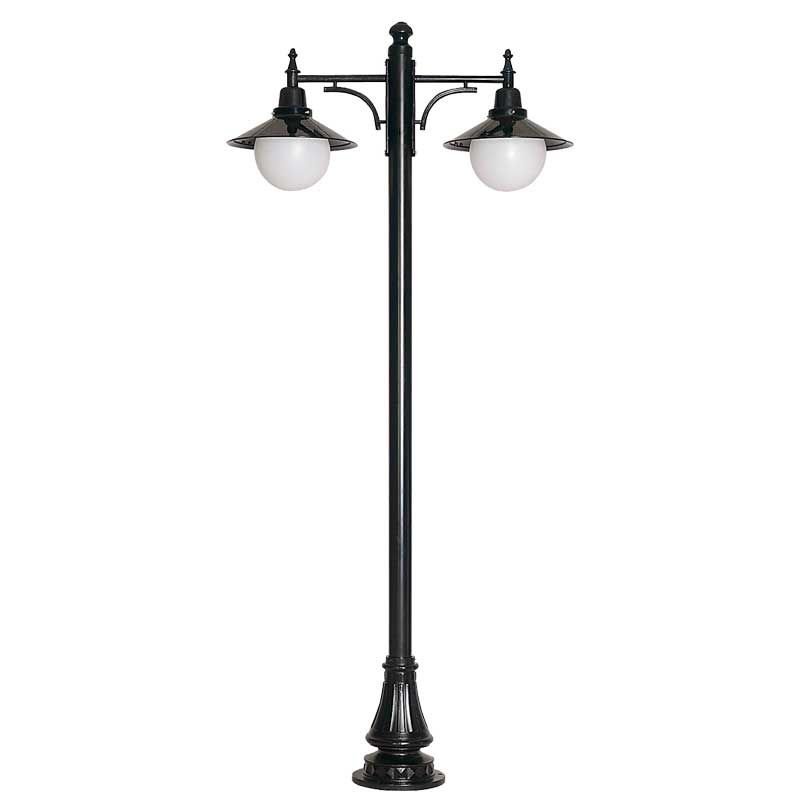 25lik Şapkalı Polietilen Camlı Park Bahçe Aydınlatma Direği 110x280cm