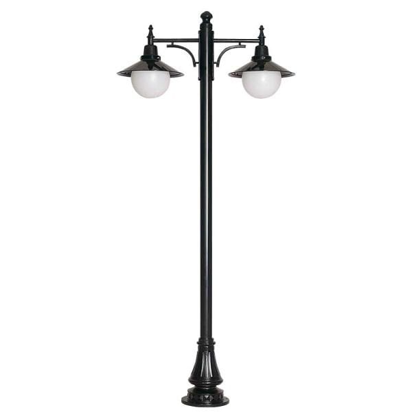 25lik Şapkalı Polietilen Camlı Park Bahçe Aydınlatma Direği 110x280cm