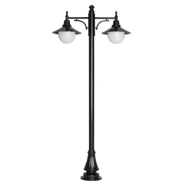 25lik Şapkalı Polietilen Camlı Park Bahçe Aydınlatma Direği 110x280cm