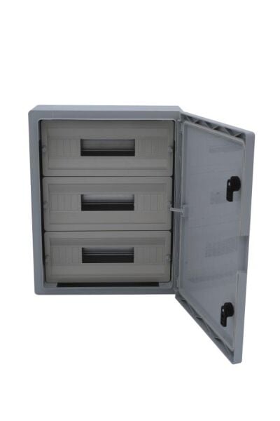 50x70x24,5cm H.Free 88 Otomatlı Opak Kapaklı Sıva Üstü Otomat Panosu,Ip65