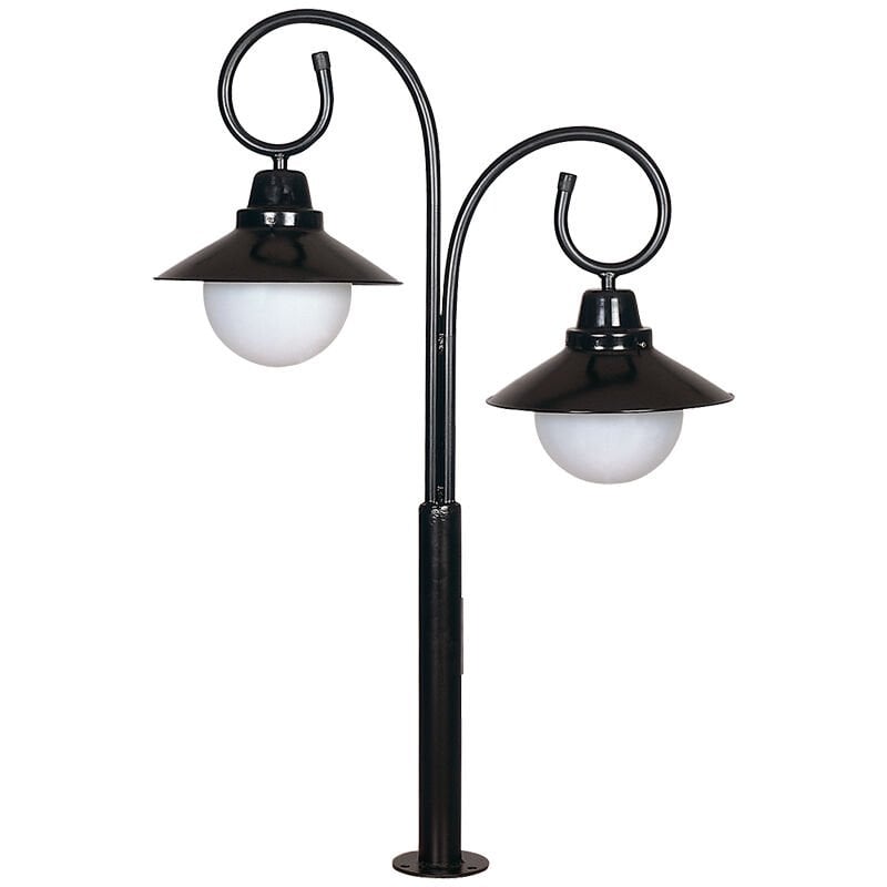 20lik Şapkalı Polietilen Camlı Park Bahçe Aydınlatma Direği 90x130cm