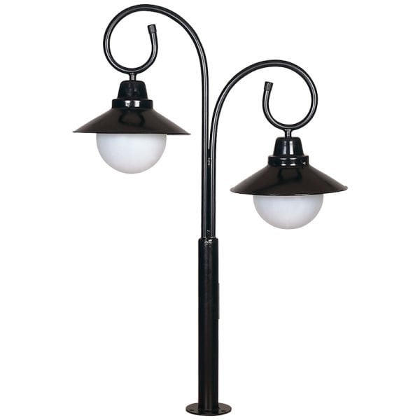 20lik Şapkalı Polietilen Camlı Park Bahçe Aydınlatma Direği 90x130cm