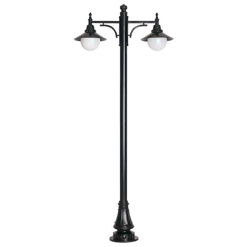 20lik Şapkalı Polietilen Camlı Park Bahçe Aydınlatma Direği 90x275cm