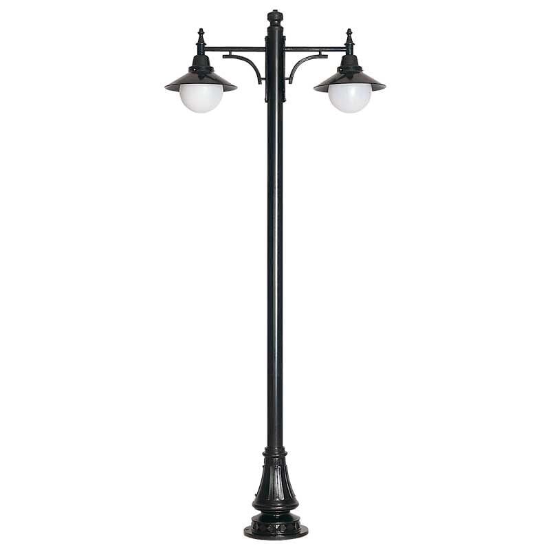 20lik Şapkalı Polietilen Camlı Park Bahçe Aydınlatma Direği 90x275cm