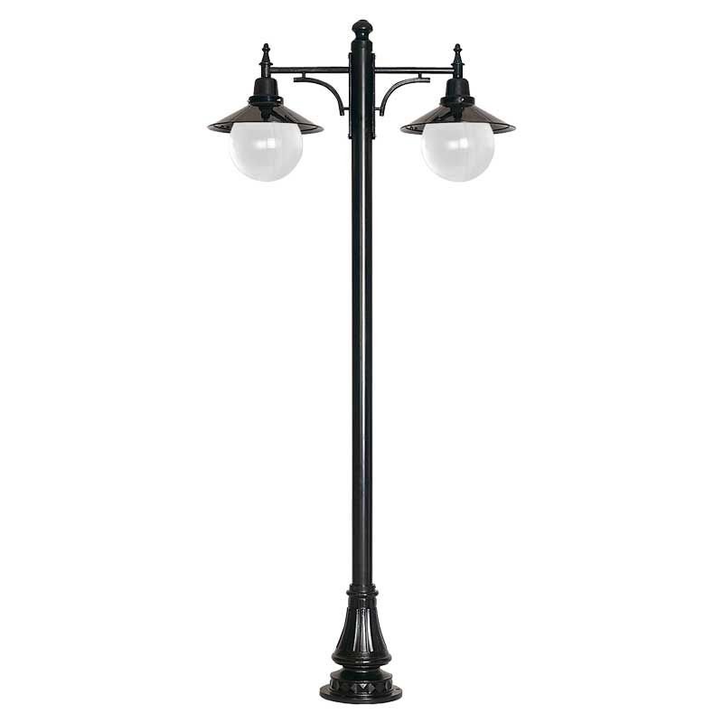 25lik Prizmatik Camlı Şapkalı Park Bahçe Aydınlatma Direği 110x280cm