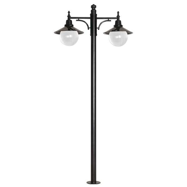 25lik Prizmatik Camlı Şapkalı Park Bahçe Aydınlatma Direği 110x275cm