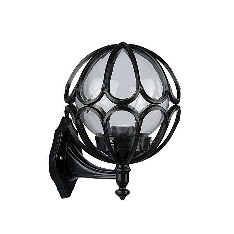 20lik Döküm Şeffaf Akrilik Camlı Park Bahçe Feneri 25x35cm