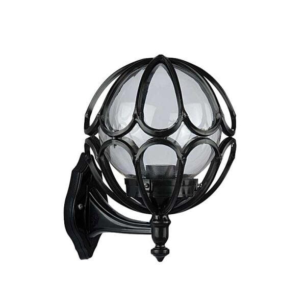 20lik Döküm Şeffaf Akrilik Camlı Park Bahçe Feneri 25x35cm