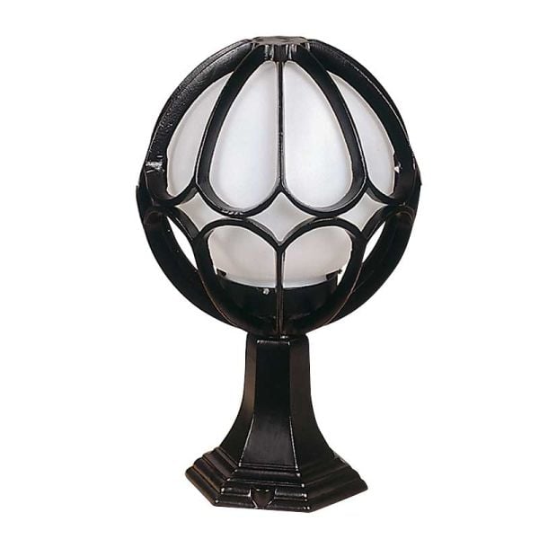 20lik Polietilen Camlı Döküm Meridyen Park Bahçe Feneri 25x45cm