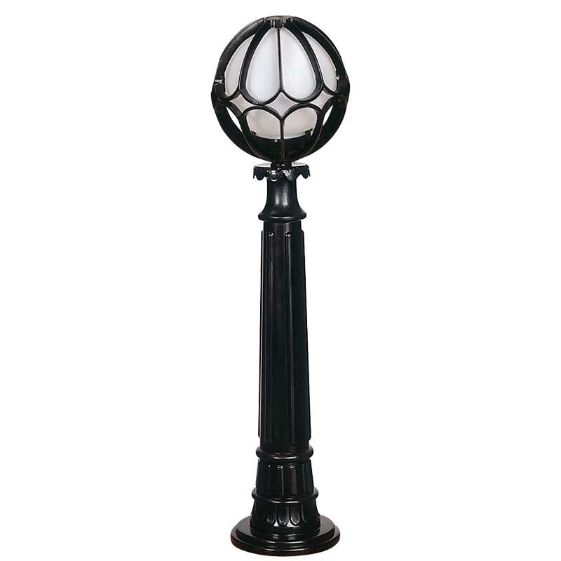 20lik Polietilen Camlı Döküm Meridyen Park Bahçe Feneri 25x95cm
