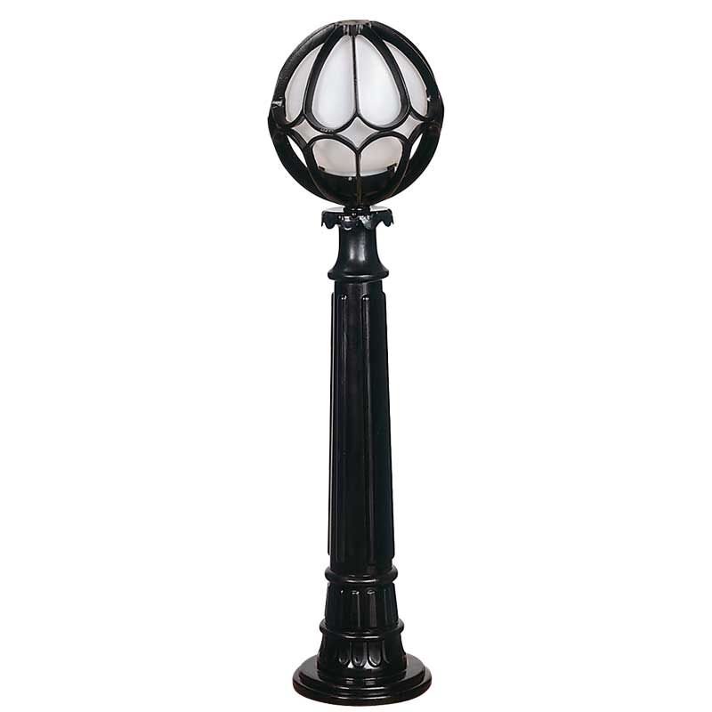 20lik Polietilen Camlı Döküm Meridyen Park Bahçe Feneri 25x95cm