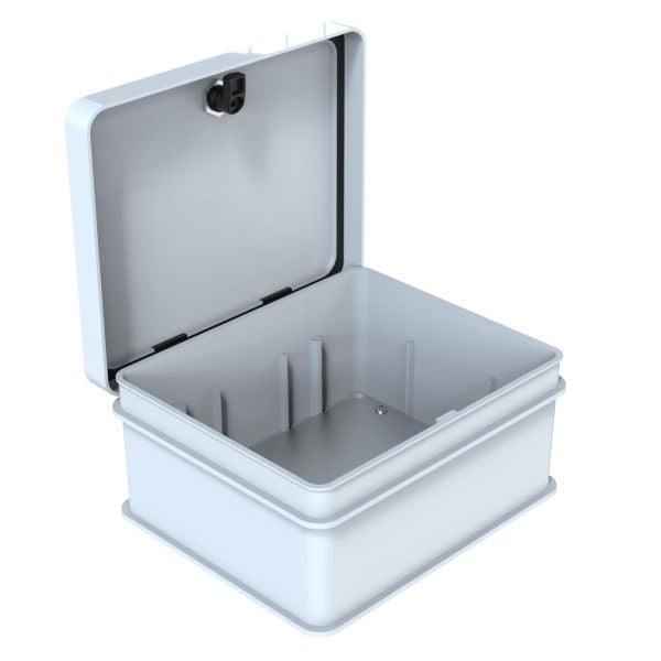 250x300x145 Opak Kapaklı Taban Saclı Pano