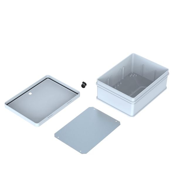 300x400x165 Opak Kapaklı Taban Saclı Pano