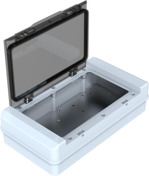 235x435x110 Şeffaf Kapaklı Taban Saclı Pano