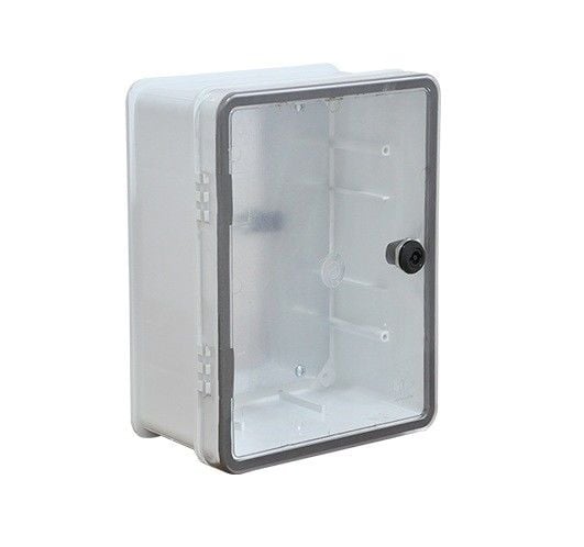 300x400x165 Şeffaf Kapaklı Taban Saclı Pano