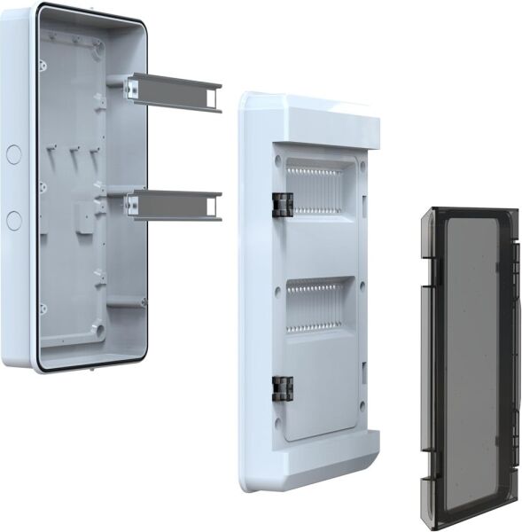 235x435x110 mm 18 li Sıva Üstü W Otomat Kutusu