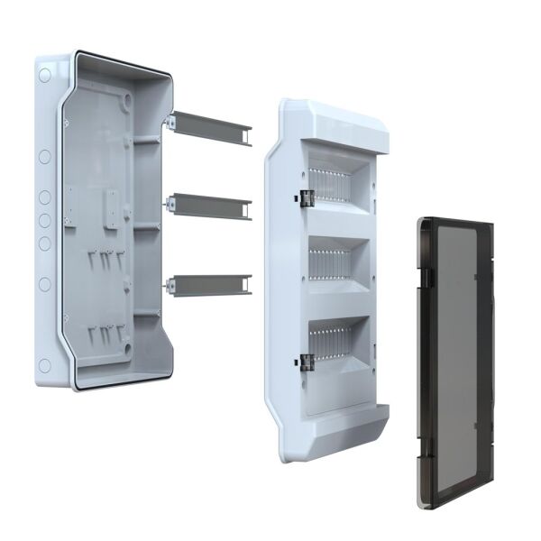 355x560x135 mm 36 lı Sıva Üstü W Otomat Kutusu