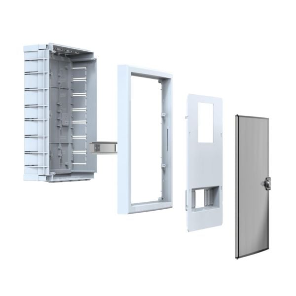 250x375x122 mm Monofaze-Trifaze Sıva Altı 1 li Sayaç Panosu