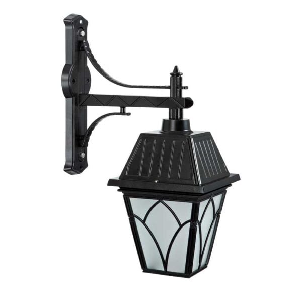 Alüminyum Lale Model Büyük Kapaklı Park Bahçe Feneri 40x55cm