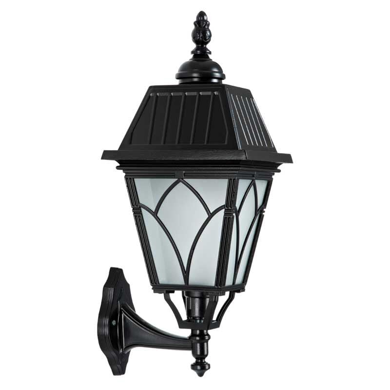 Alüminyum Lale Model Büyük Kapaklı Park Bahçe Feneri 26x50cm