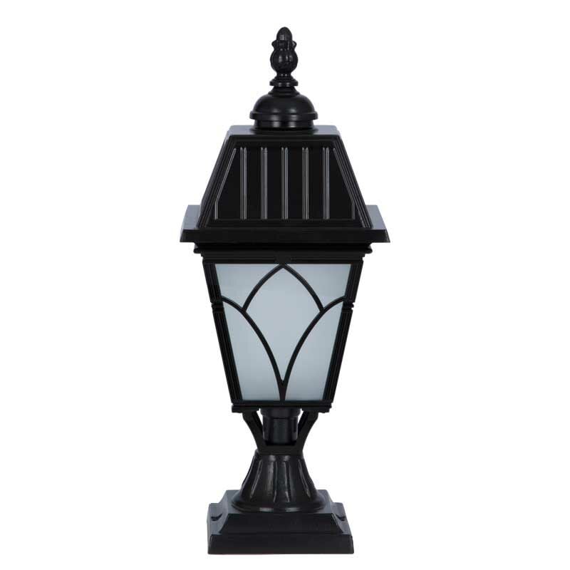 Alüminyum Lale Model Büyük Kapaklı Park Bahçe Feneri 23x55cm