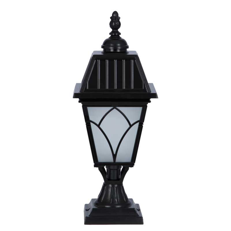 Alüminyum Lale Model Büyük Kapaklı Park Bahçe Feneri 23x55cm